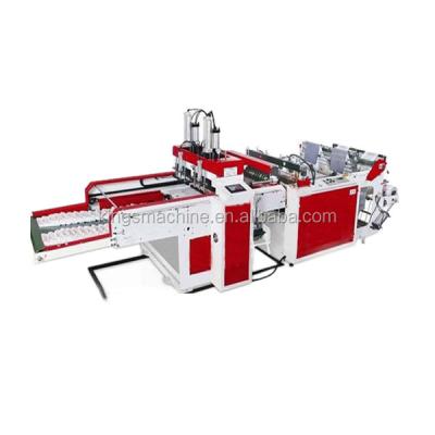 China Hotels Polythene Bag Making Machine 2017 New Automatic Computer High Speed Heat-Cutting And Heat-Cutting (T-shirt Bag) for sale
