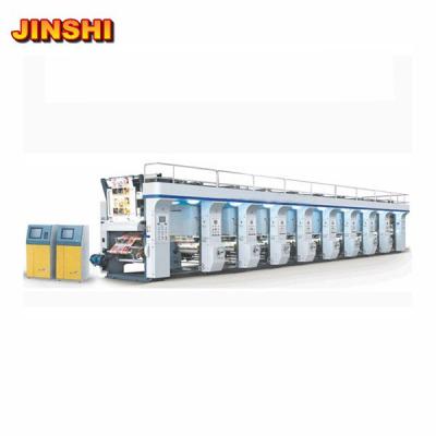 China Hotels High Speed China Top 10 Automatic PET Rotogravure Engraving Intaglio Printing Press Machine 5 Color (Jinshi Brand) for sale