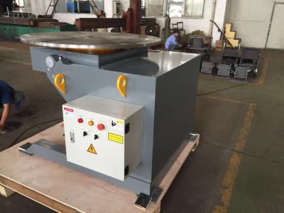 China motor 1.1kw posicionador rotatorio de la soldadura de la cola de la cabeza de 2 toneladas con la impulsión y la rueda loca en venta