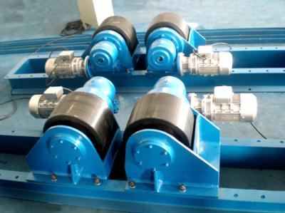 China rotor/el tanque convencionales de la soldadura 20T que da vuelta a Rolls ruedas del caucho de 350 x de 120m m en venta