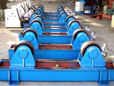 China Rodillos convencionales de la soldadura del tubo de 10 toneladas con una impulsión y una rueda loca en venta