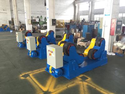 China Motorizado la mudanza de 40 toneladas Uno mismo-alineó el rotor de la soldadura que daba vuelta a Rolls, cubierto con las ruedas de la PU en venta