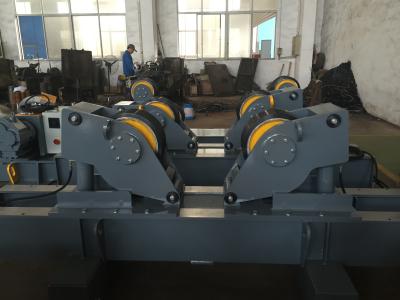 China El tanque hidráulico del buque de goma gris cabido encima de los rollos para la soldadura de la caldera, 2 poder del motor de x 1.1kw en venta