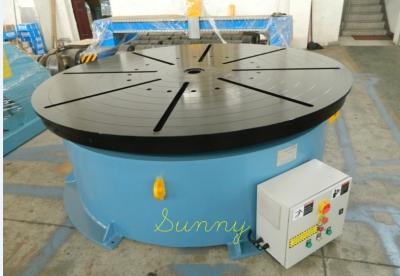 China Pequeña placa giratoria de torneado doble 1500m m del posicionador de la soldadura con la tirada de 3 mandíbulas en venta