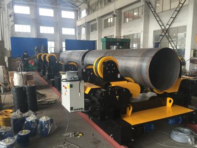 China Escoja el rotor Uno mismo-alineado 10Ton de la soldadura del tubo de la impulsión con las ruedas del caucho de 300 x de 120m m en venta