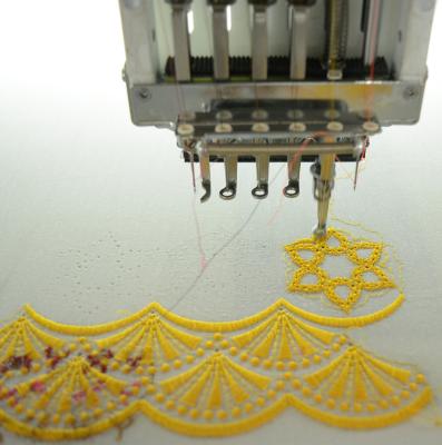 China Factory Mixed Sequin Cut Out Embroidery Machine Computerized Tying Stiletto Embroidery Machine for sale