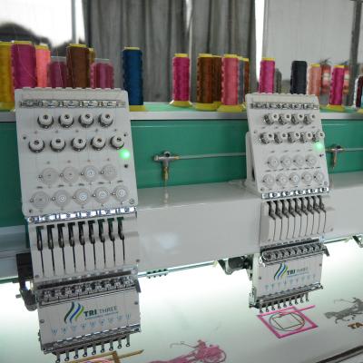 China Garment Shops High Speed 15 Heads Computerized Embroidery Machine 1000RPM Speed Computerized Embroidery Machine for sale