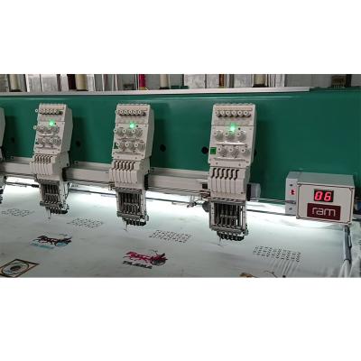 China Factory 17 Heads 1200rpm High Speed Embroidery Machine Flat Embroidery Machine Speed With Sequin And Tying Embroidery Machine for sale