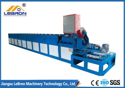 중국 Yellow Blue color High strength smooth straight door frame cold roll forming machine automatic type PLC system control 판매용
