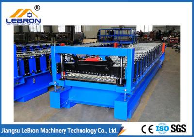 China vorbildliche blaue Wellblech-Rolle der Farbe825, welche voll die Maschine 5.5KW automatisch bildet zu verkaufen