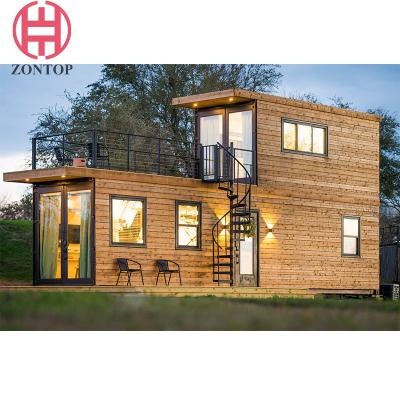 China 40 Feet Luxury Stackable Flat Pack Fully Furnished Container Homes for sale