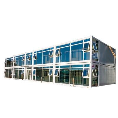 China Zontop Modern Frame Cheap Easy Assemble 2 Story China Prefabricated 20ft 40 Ft Prefab Living Luxury Container House for sale