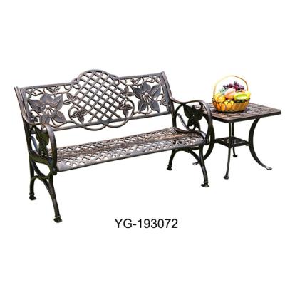 China Park Bench And Modern Outdoor Park Benches With Steel Frame And Cast Iron Park Bench for sale