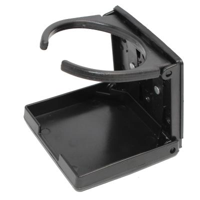 China Durable Folding Box Cup Cup Drink Holder Adjustable Black For Marine Boat RV for sale