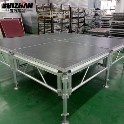 China Adjustable aluminum portable stage prerformance foldable stage, portable modular stage for sale