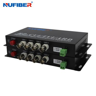China 1080P Fiber Video Converter 4BNC 20km Distance ROHS Approved for sale