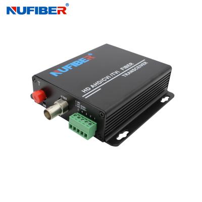 China 1RS485 1BNC Fiber Audio Converter , Optical Video Transmitter And Receiver for sale