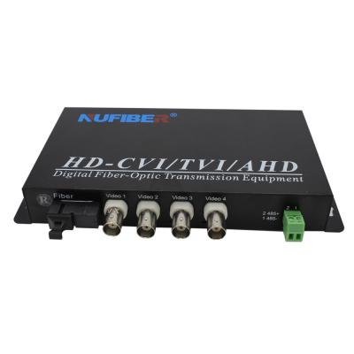 China NF-4V1D-1080P-T/R-F20 4BNC Fiber Coaxial Video Converter for sale