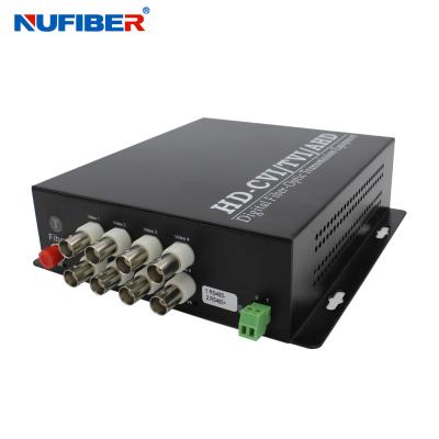 China 8BNC Fiber Video Transmitter And Receiver 1 Year Warranty for sale