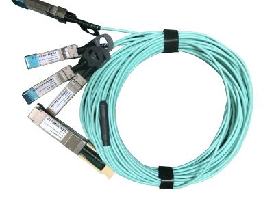 Κίνα 100G στο καλώδιο η συμβατή Cisco Huawei HP Mikrotik 4x25G SFP28 Aoc προς πώληση