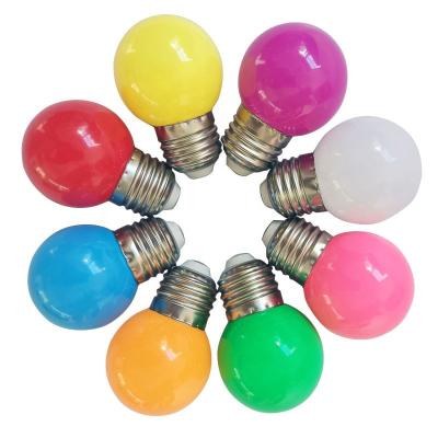 China Globe Holiday Christmas Decorative Low Color Commercial Lighting Low Color Commercial Lighting Led Bulb Cheap LED Bulb Holiday Christmas G45 1W 2W 3W E26 110V E27 220V for sale