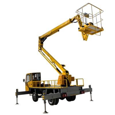 China Hotels Telescopic Arm Bend-Arm Aerial Work Self-Propelled Rotary Lifting Electric Platform for sale