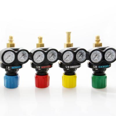 China China Factory Brass Industrial Pressure Regulator Oxygen Industrial Pressure Regulator for sale
