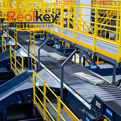 China Metal Narrow Belt Sorter Sorted Foam Boxes / Woven Bags / Flexible Packages for sale