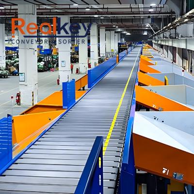 China High Efficient 1 Layer Narrow Belt Sorter Sorted Various Parcels for sale