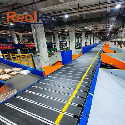 China Low Maintenance Automated Narrow Belt Sorter For Parcel Sorting for sale