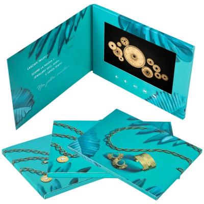 China Factory supply Custom 7 inch lcd HD video invitation card video brochure or Advertising for sale