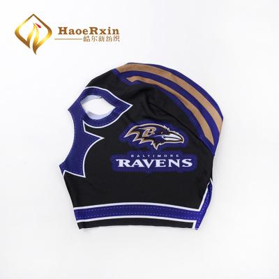 China Knitted polyester with spandex Hot selling OEM outdoor sports stretch party eye mask for sale