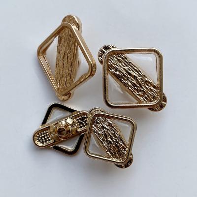 China Sustainable Custo Wholesale brand engrave logo Zinc Alloy four parts metal spring push buttons Women's Decorative clasp Snap button for sale