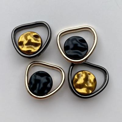 China Sustainable Wholesale brand engrave logo Zinc Alloy four parts spring Women's Decorative clasp metal buttons Luggage snap buttons for sale
