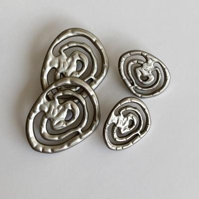 China Sustainable Women's fashion buttons/ New Button Accessories Premium Handle metal handle buttons for sale