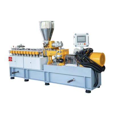 Chine TPU microfoam pelletizing machine with water under the cut or water pull strip plastic extruder twin-screw pelletizer à vendre
