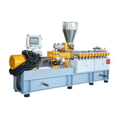 Chine Twin-screw extruder air-cooled hot cutting plastic pelletizer twin-screw extruder equipment à vendre
