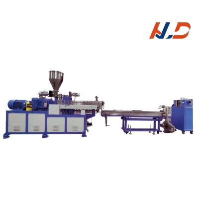 Chine HLD-20 small pelletizer plastic experimental equipment twin-screw pelletizing extruder à vendre