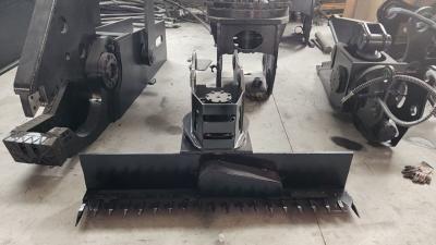 China Concrete Breaker Attachment Skid Steer Vibrating Ripper Quick Hitch Coupler Pile Hammer Hydraulic Scarp Shear Crusher Pulverizer for sale