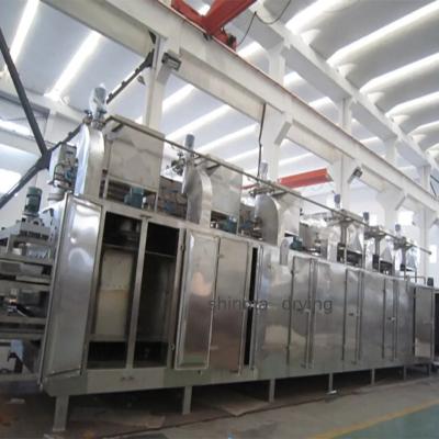 China Wood Pellet Sawdust Mesh Belt Dryer Wood Chips Dryer 450 To 1200kg/H for sale