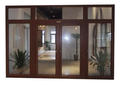 Chine Les portes en verre Bifold en aluminium Matal de pont cassé ont encadré ISO14001 intérieur à vendre