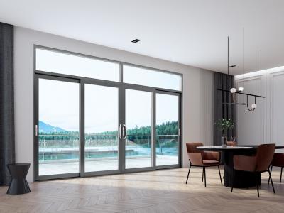 Cina Portelli scorrevoli di alluminio Eco Emerald With Grills amichevole del balcone in vendita