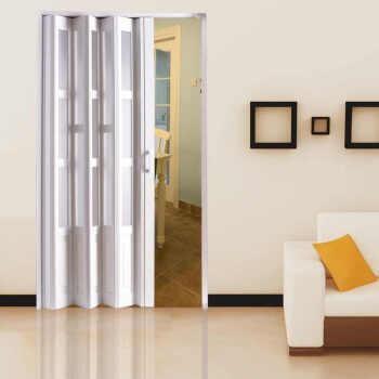 China Portas de dobradura de alumínio do quadro estreito, únicas portas Bifold moderadas do vestuário de vidro à venda