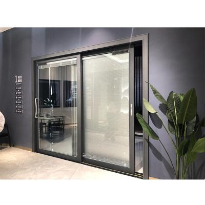 Chine Preuve saine glissant la porte en verre encadrée en aluminium pour la norme australienne à la maison à vendre