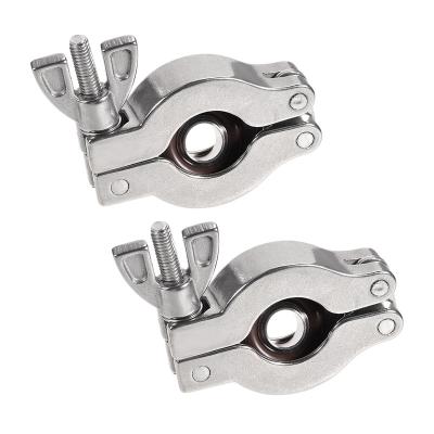 China 2pcs Factory Vacuum Flange 41mm x 20mm KF16 Clamp Wing Nut W Center Ring for sale
