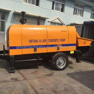 China Construction works 40m3/h Hydraulic Stationary Trailer Concrete Injection Pump for sale