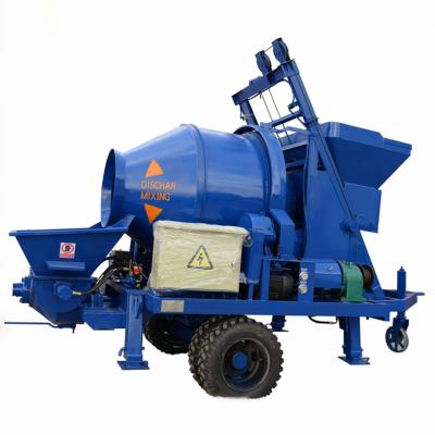 China Construction works factory direct sale 30m3/h concrete mixer with gasoline price for sale