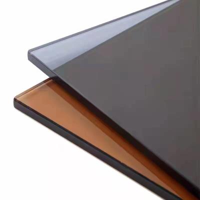 Κίνα 5.5mm Διαυγές υαλοπίνακα Σκοτεινό γκρι Ευρωγκρι Καπνιστό υαλοπίνακα προς πώληση