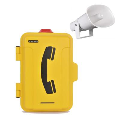 China Waterproof Emergency IP Industrial Analog Telephone Outdoor Yellow for sale
