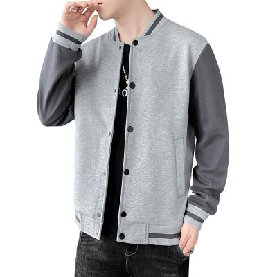 China 2021 New Autumn Winter Jacket Men Korean Loose Casual Baseball Uniform Jacket QUICK DRY No Logo for sale